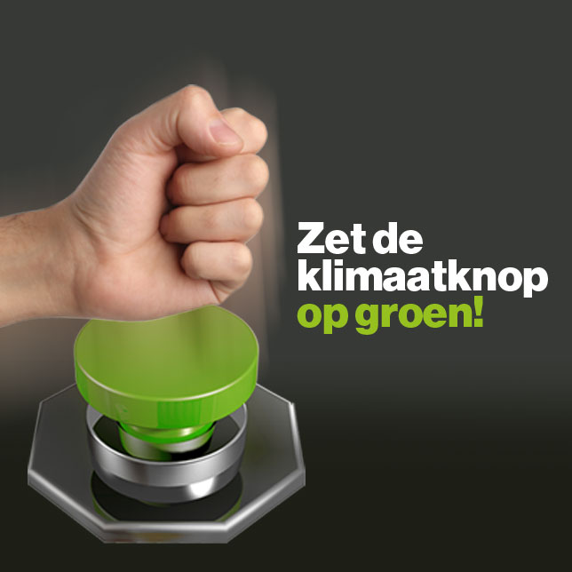 zet de klimaatknop op groen