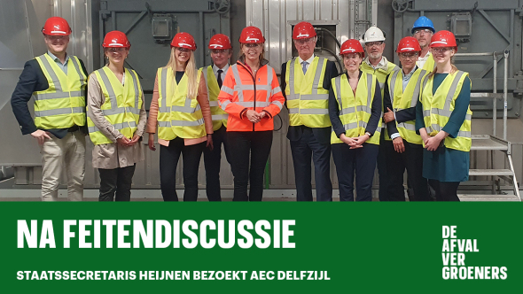 Na feitendiscussie: staatssecretaris Heijnen bezoekt AEC Delfzijl