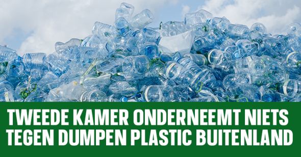 Géén actie tegen ‘plastic dump’ in buitenland