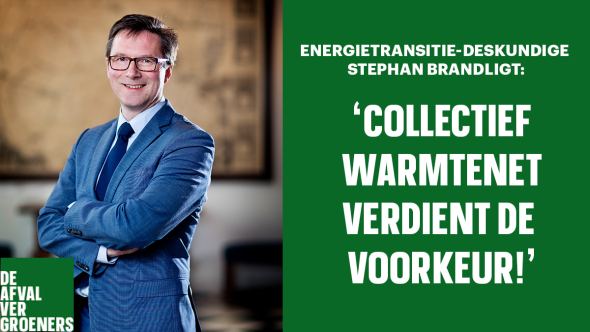 Energietransitie-deskundige Stephan Brandligt: 'Collectief warmtenet verdient de voorkeur!'